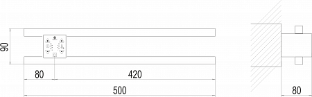 Полка Электро П2 ПРОФ 500х90  Кирово-Чепецк - фото 3